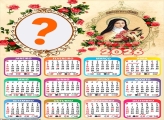 Calendário 2026 Santa Terezinha Montagem de Foto
