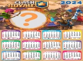 Criar Foto Montagem Calendário 2024 Clash Royale