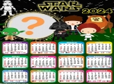 Calendário 2024 Star Wars Cute Montagem de Foto Online