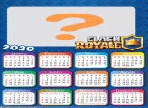 Calendário 2020 Tema Clash Royale Jogo