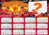Calendário 2025 Manchester United Football Club Montagem de Foto