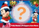 Minnie e Mickey Feliz Natal e Próspero Ano Novo