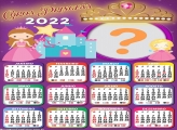 Calendário 2022 Coroa de Princesa Foto Colagem