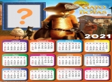 Calendário 2021 Online do Gato de Botas