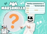 Convite Dj Marshmallow