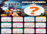 Calendário 2026 Halloween Foto Moldura