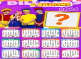 Calendário 2026 D Billions Foto Moldura