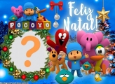 Feliz Natal Pocoyo Personalizado Moldura