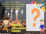 FotoMontagem Feliz Aniversário para Primo