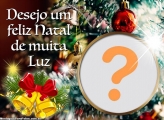 Moldura Online Feliz Natal com Muita Luz