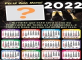 Calendário 2022 Ano de Realização Moldura com Mensagem