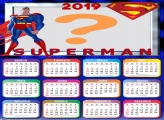 Calendário 2019 SuperMan Desenho