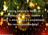 A época natalina é tempo de celebrar