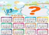 Calendário 2026 Céu Encantado Colar Foto Online