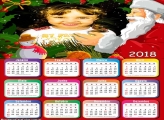 Abraço do Papai Noel Calendário 2018