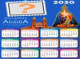 Calendário 2020 Nossa Senhora da Abadia