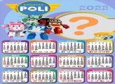 Calendário 2022 Robocar Poli Colar e Imprimir