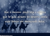 Que o menino Jesus se a estrela