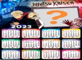 Colar Imagem Calendário 2023 Jujutsu Kaisen