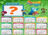 Calendário 2026 Beat Bugs Colagem Online
