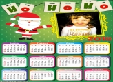Calendário 2018 Ho Ho Ho Cut Papai Noel