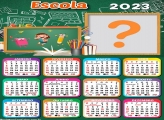 Calendário 2023 Escolar Criar Online Foto Moldura