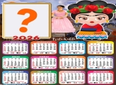 Foto em Calendário 2026 Frida Kahlo Online