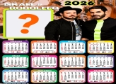 Calendário 2026 Israel e Rodolffo Juntar Foto Online
