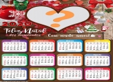 Calendário 2020 Feliz Natal para Namorados