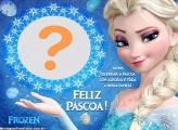 Moldura Páscoa da Princesa Elsa Frozen