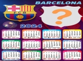 Calendário 2024 Barcelona Colagem de Foto Online