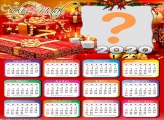 Colagem de Foto Calendário 2020 Feliz Natal