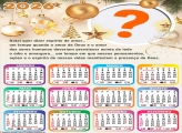 Calendário 2026 Espírito de Amor Feliz Natal Emoldurar Foto Online