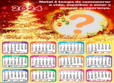 Calendário 2024 Tenha um Feliz Natal Personalizado Infantil