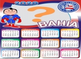 Montar Foto Online Calendário 2020 do Bahia