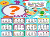Calendário 2026 Dia da Criança mais Divertido Foto Montagem