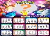 Calendário 2024 Pokémon Juntar Foto Online