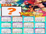Calendário 2026 X-Men 97 Foto Moldura