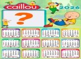Calendário 2026 Caillou Colagem de Fotos
