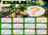 Calendário 2024 para Fazer Colagem Hulk