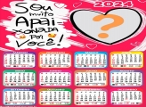 Imagem Online Calendário 2024 Muito Apaixonada por Você
