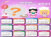 Calendário 2021 Confeiteira Colagem de Fotos Online