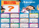Calendário 2026 Agnes Colar Foto Online