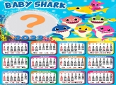 Colar Imagem Calendário 2022 Baby Shark