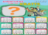 Calendário 2023 Aventuras com os Kratts Foto Online