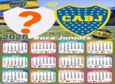 Calendário 2026 Boca Juniors Fazer Colagem Grátis