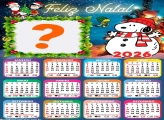 Calendário 2026 Feliz Natal Snoop Montar Foto Grátis