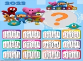 Calendário 2023 Pocoyo Moldura Infantil