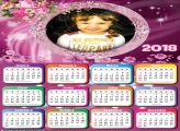 Calendário 2018 de Flores Lindas