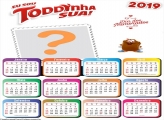 Calendário 2019 Toddynha Sua Dia dos Namorados